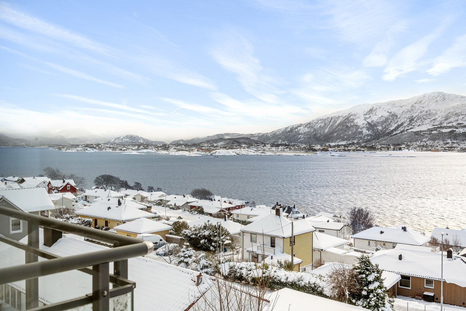 Utsikt fra balkong. Galleribilde