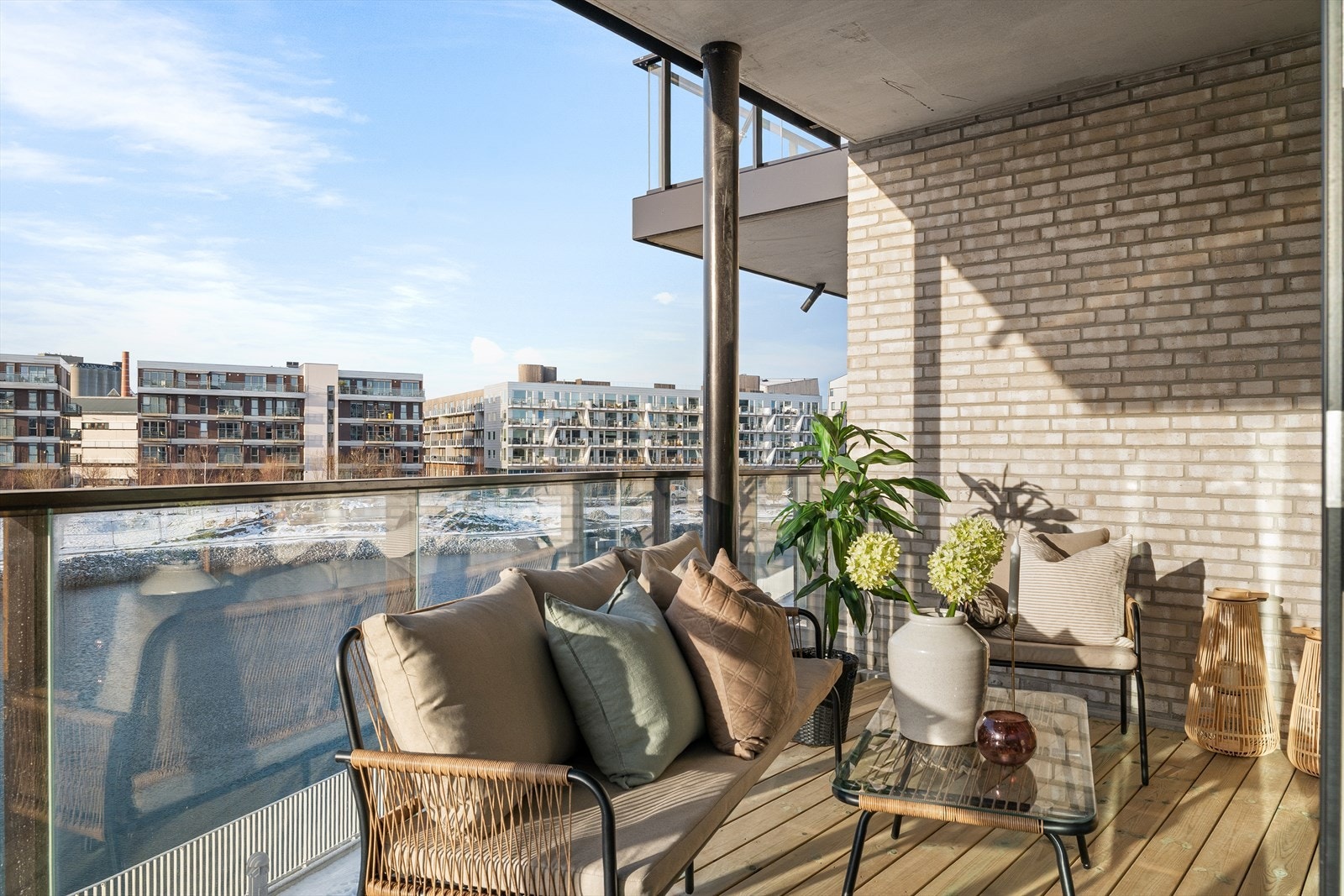 Nydelig utsyn over det maritime nærmiljøet. Galleribilde