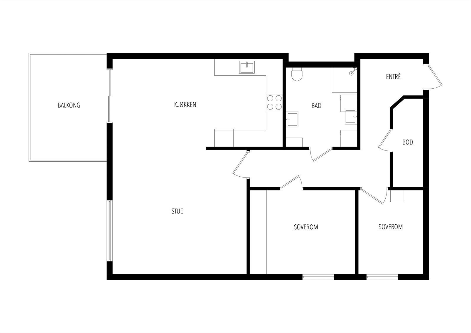 Plantegning. Galleribilde