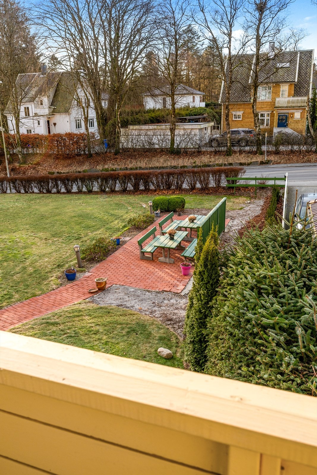 Utsikt fra balkongen. Galleribilde