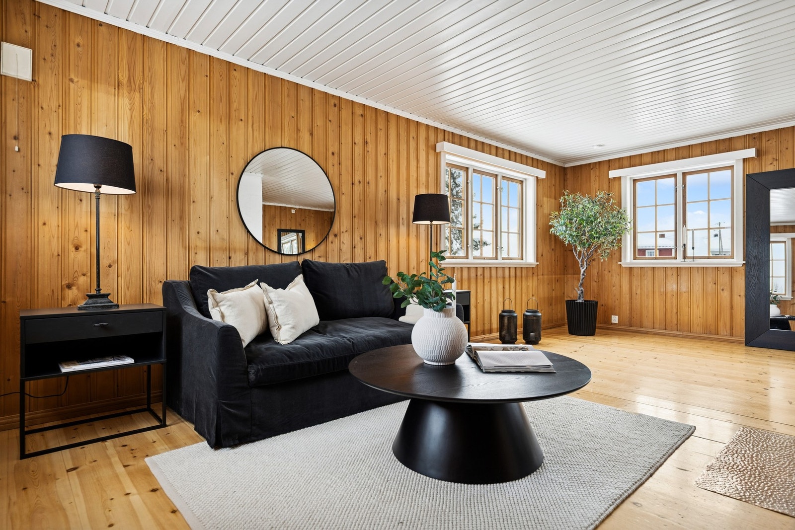 Innred stuen etter ønske og behov. Galleribilde