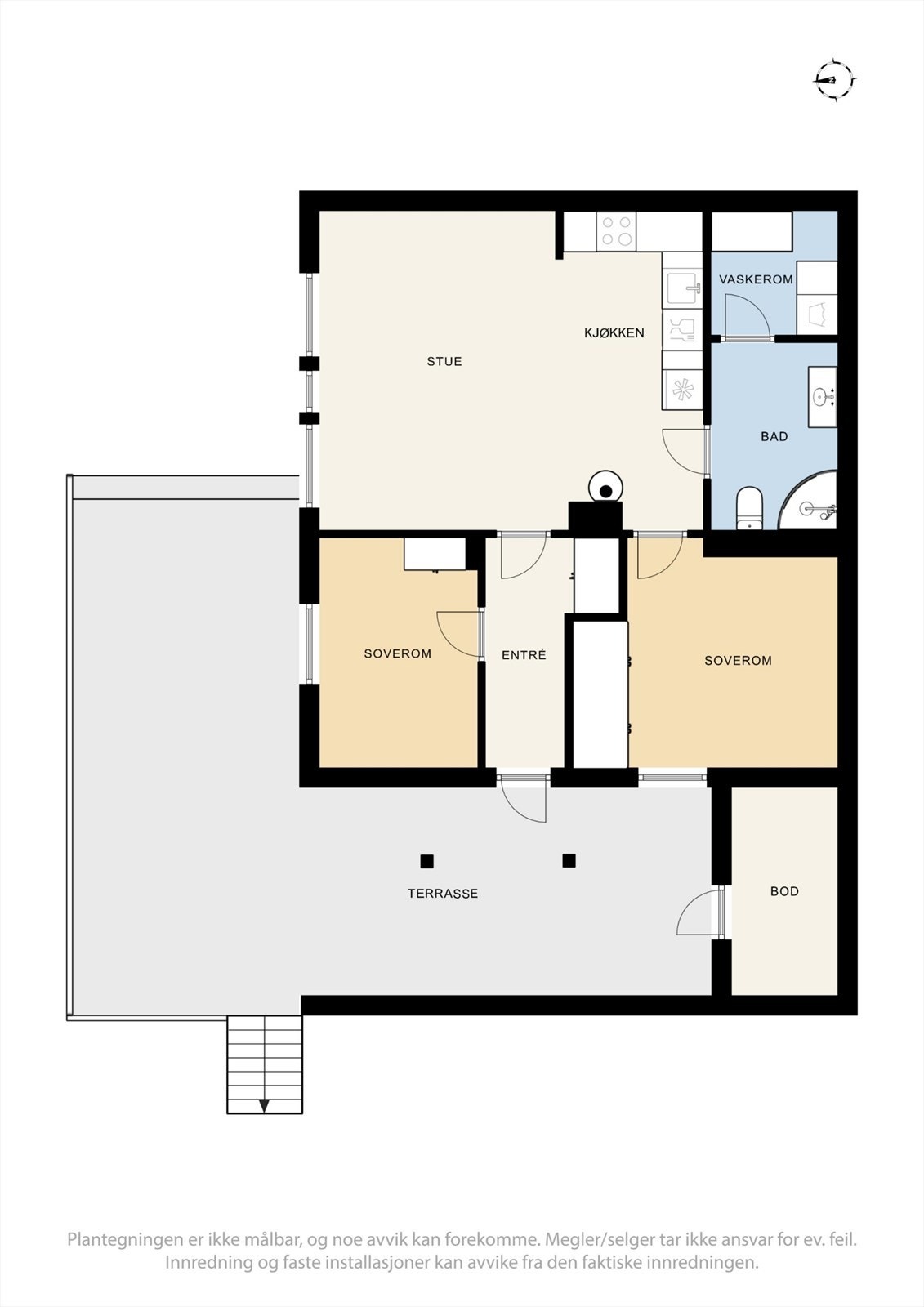 Plantegning av leiligheten. Galleribilde