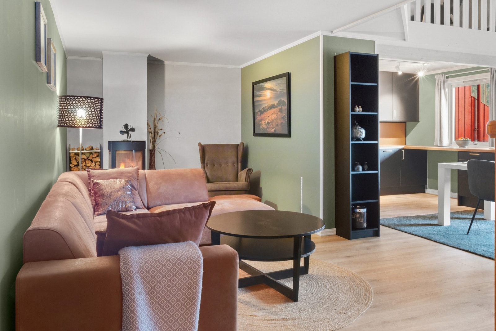 Åpen stue/ Kjøkken løsning. Galleribilde