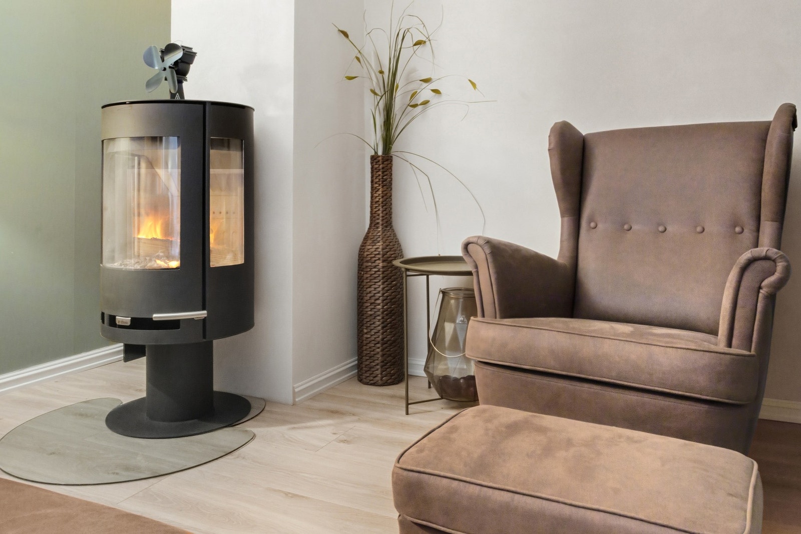 Peisovn som varmer godt på kalde dager. Galleribilde