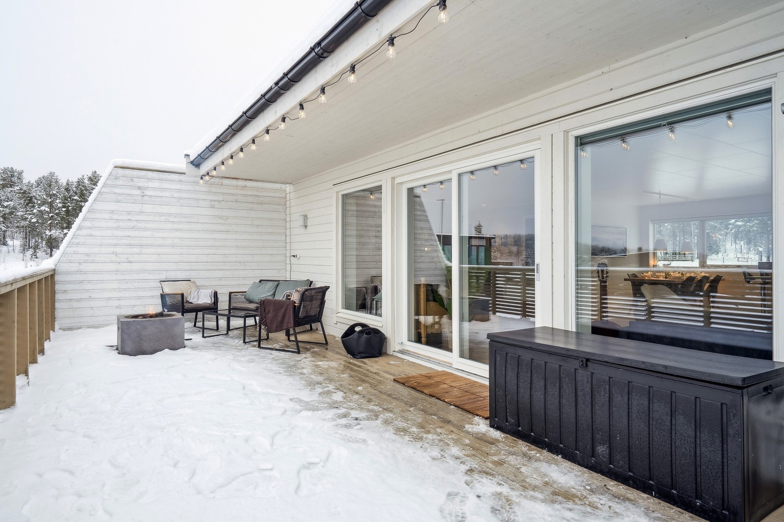 Stor veranda Galleribilde