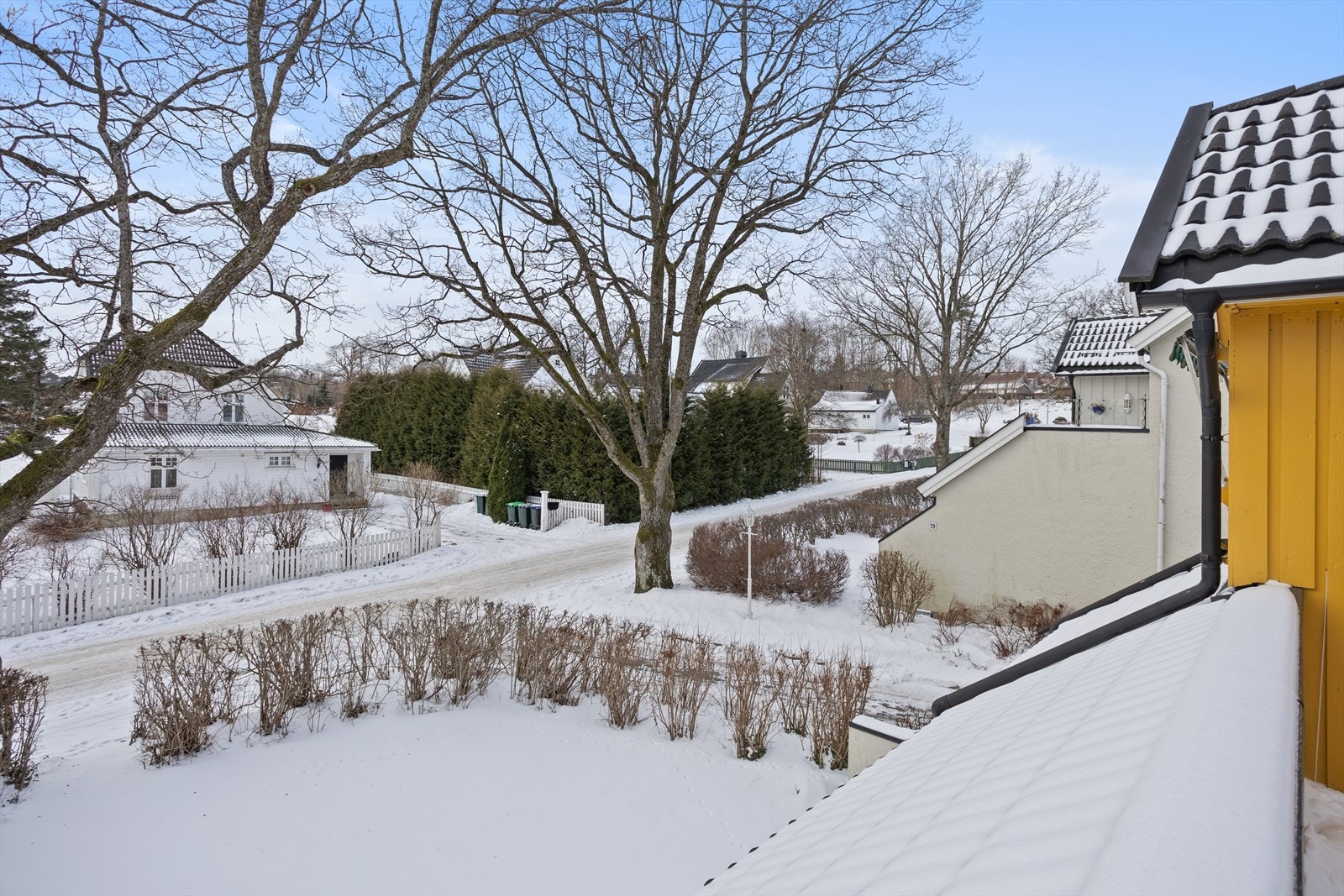 Utsikt fra balkongen Galleribilde