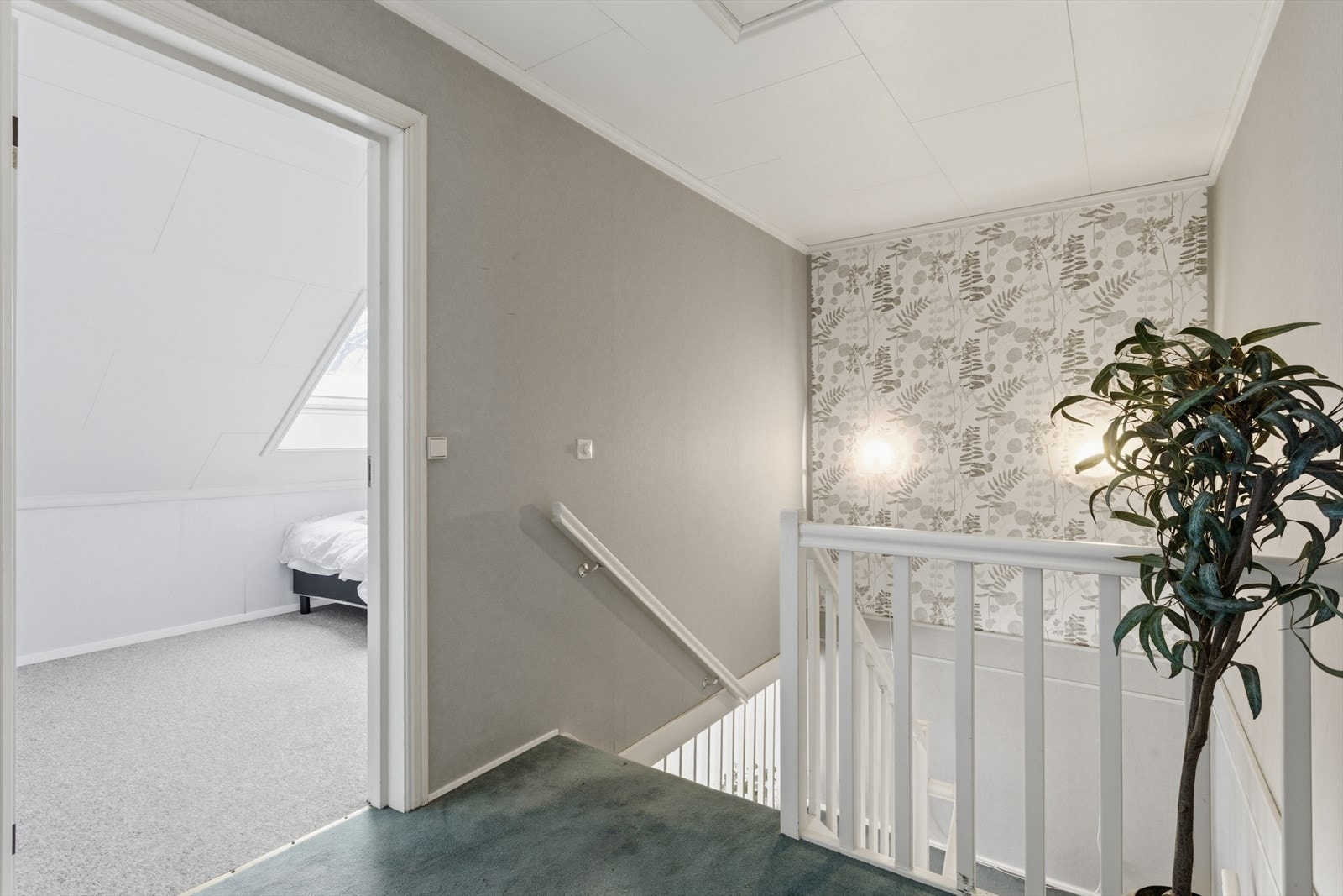 Her kommer du opp til øverste etasje Galleribilde