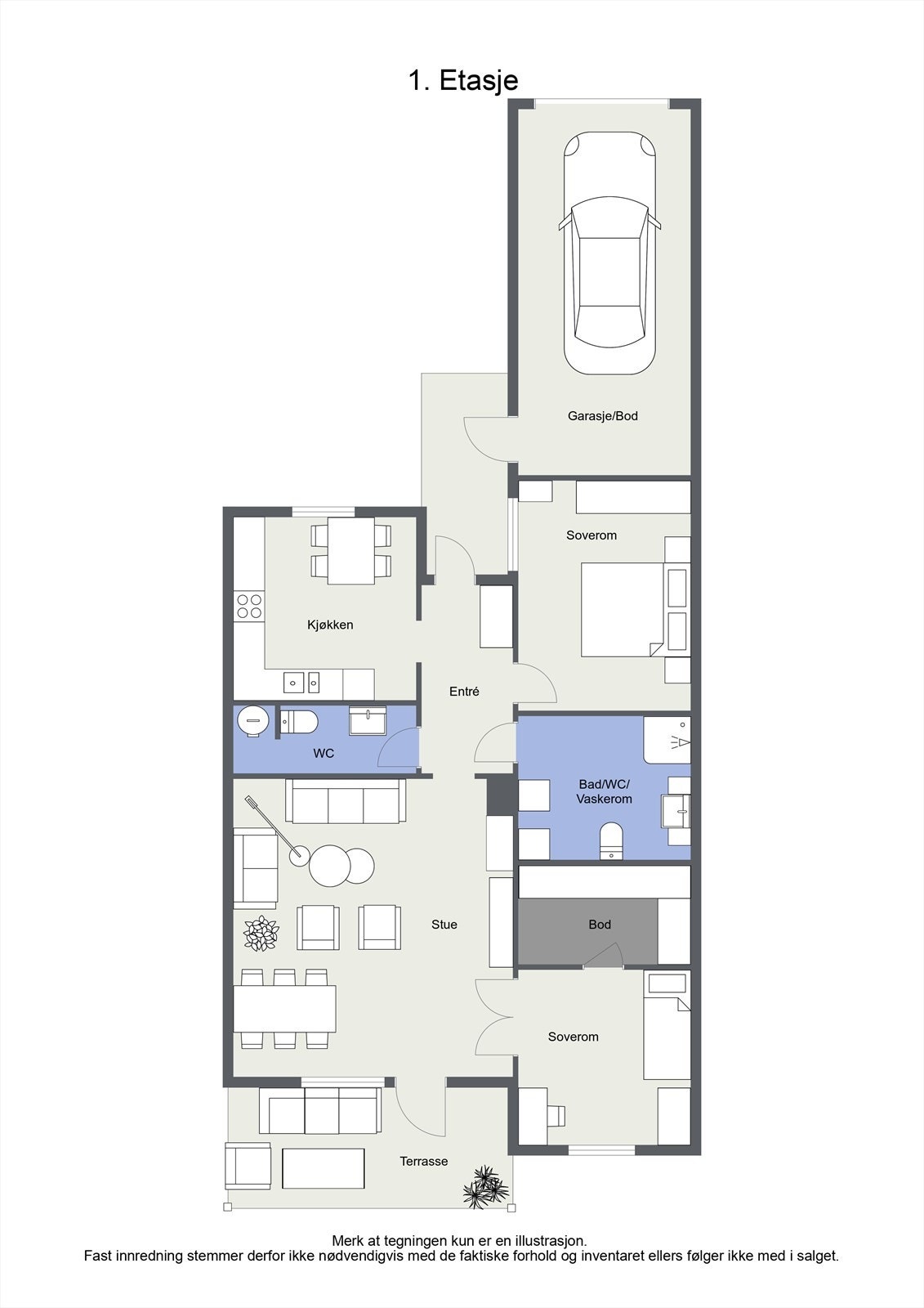 Plantegning Galleribilde