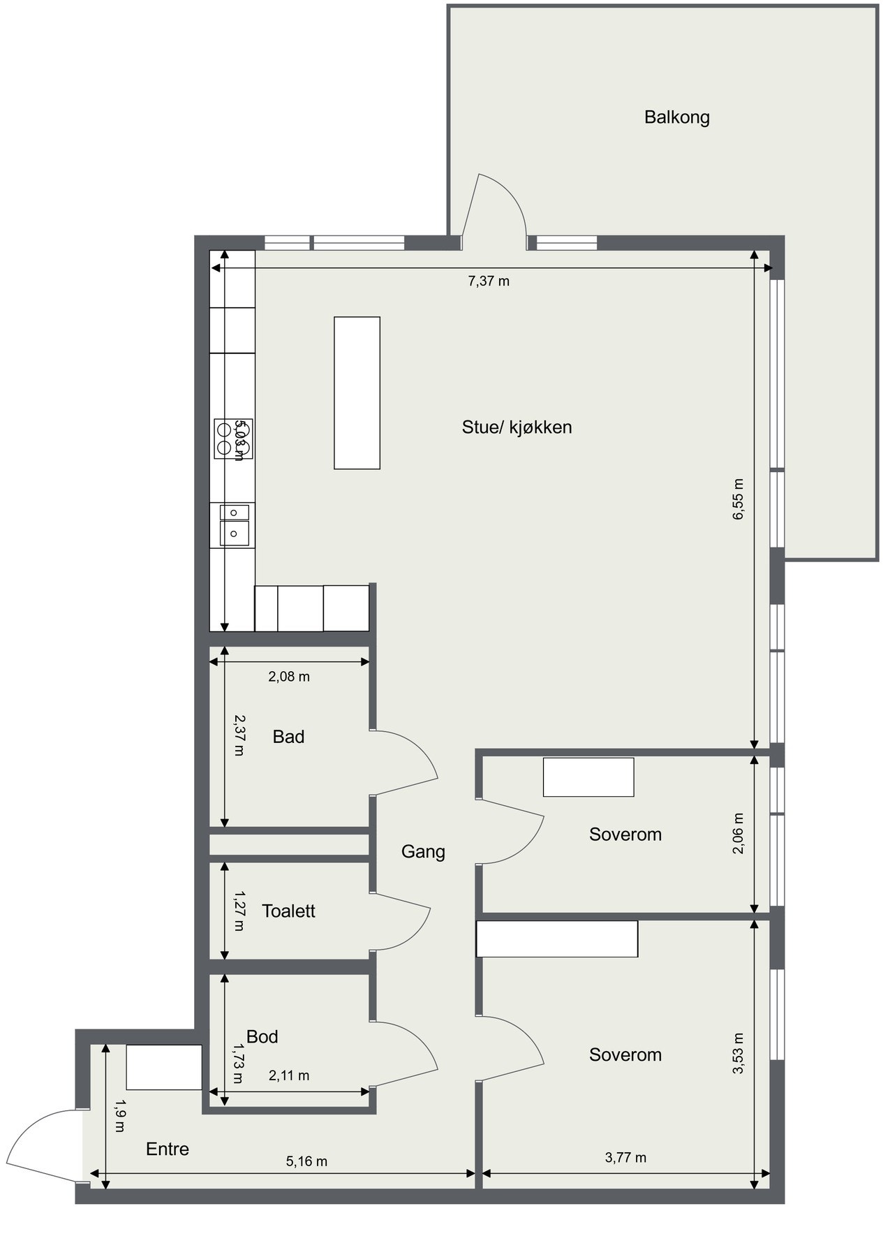 Plantegning. Galleribilde