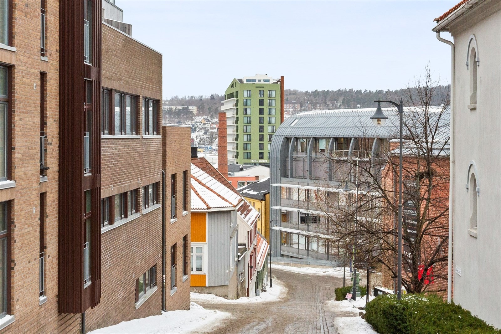 Området byr på en variert arkitektur og et hyggelig gatemiljø. Galleribilde