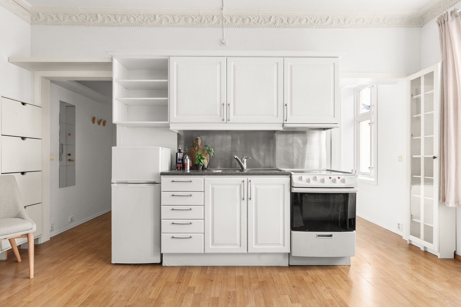 Kjøkkeninnredningen er fra 2002. Galleribilde