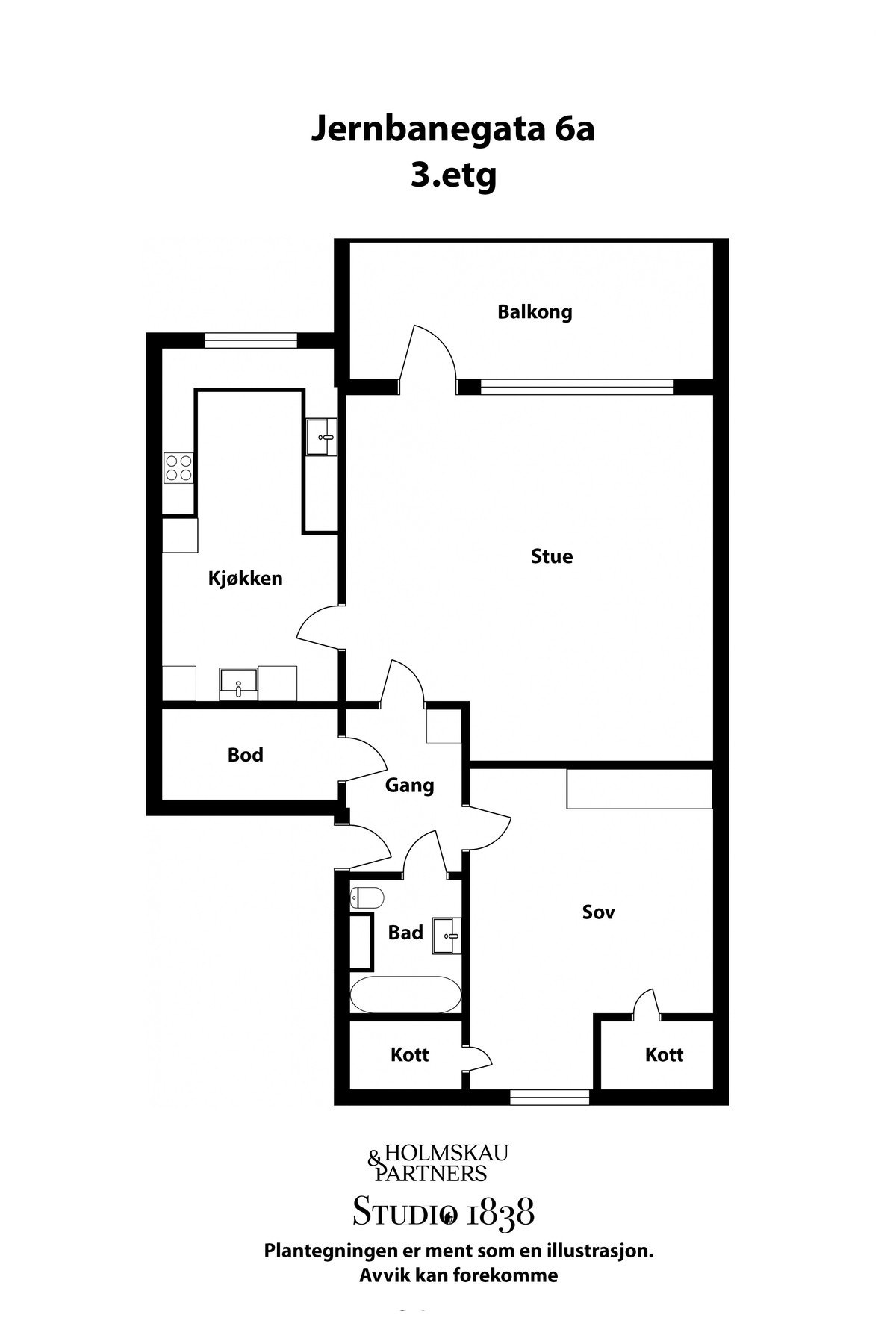 Dagens plantegning Galleribilde