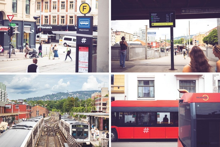 Områdebilde - Det er også meget kort vei til kollektivtilbud i området Galleribilde