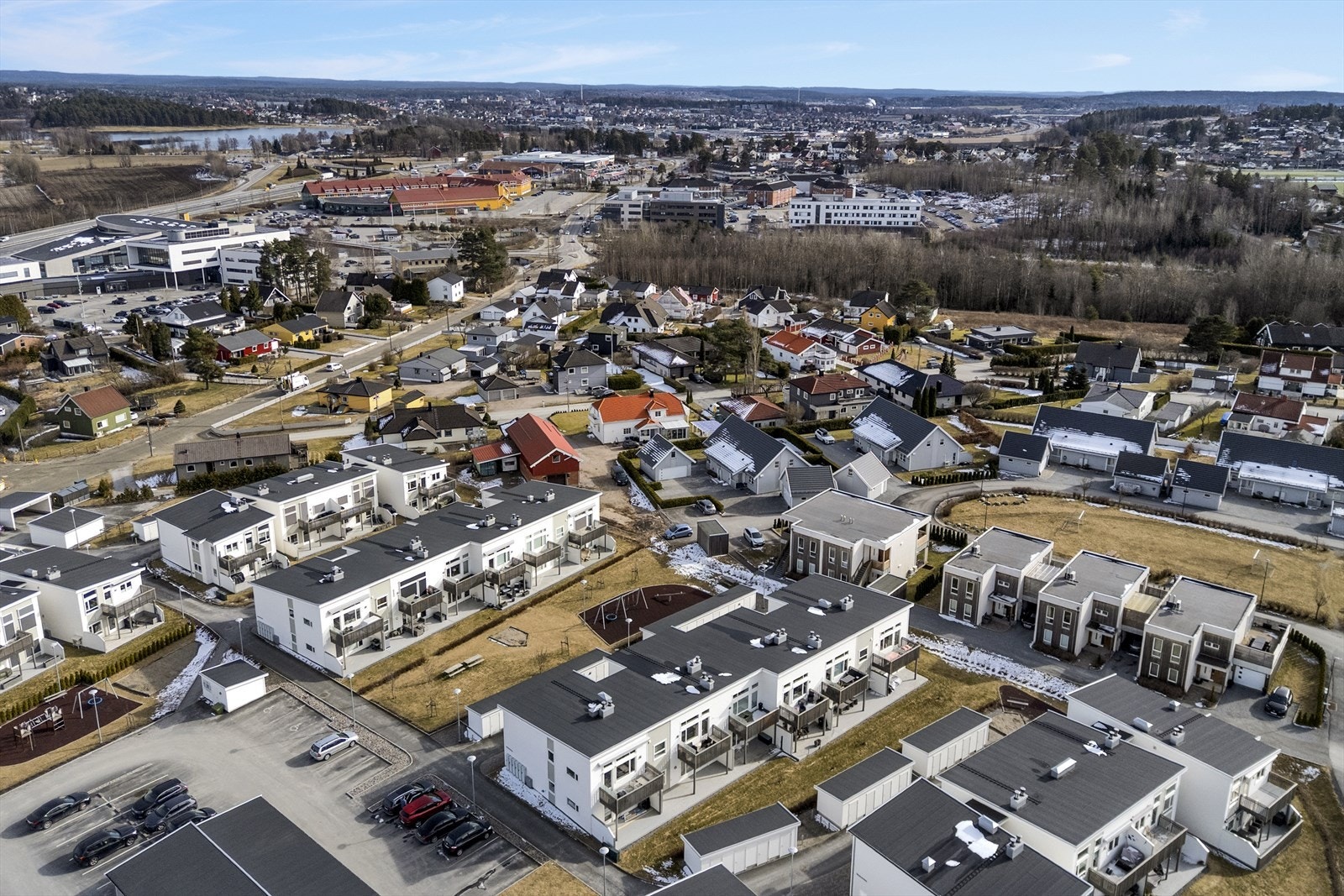 Dronefoto Galleribilde