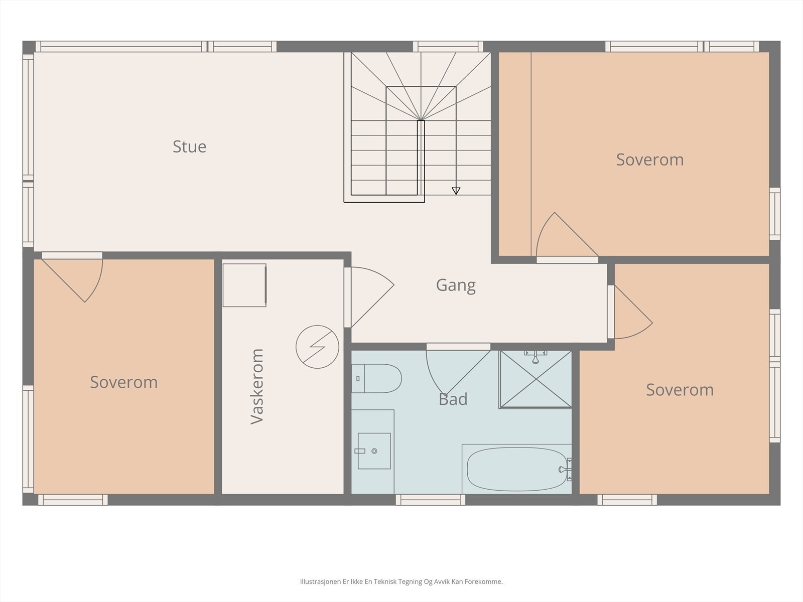 Plantegning 2.etasje. Galleribilde
