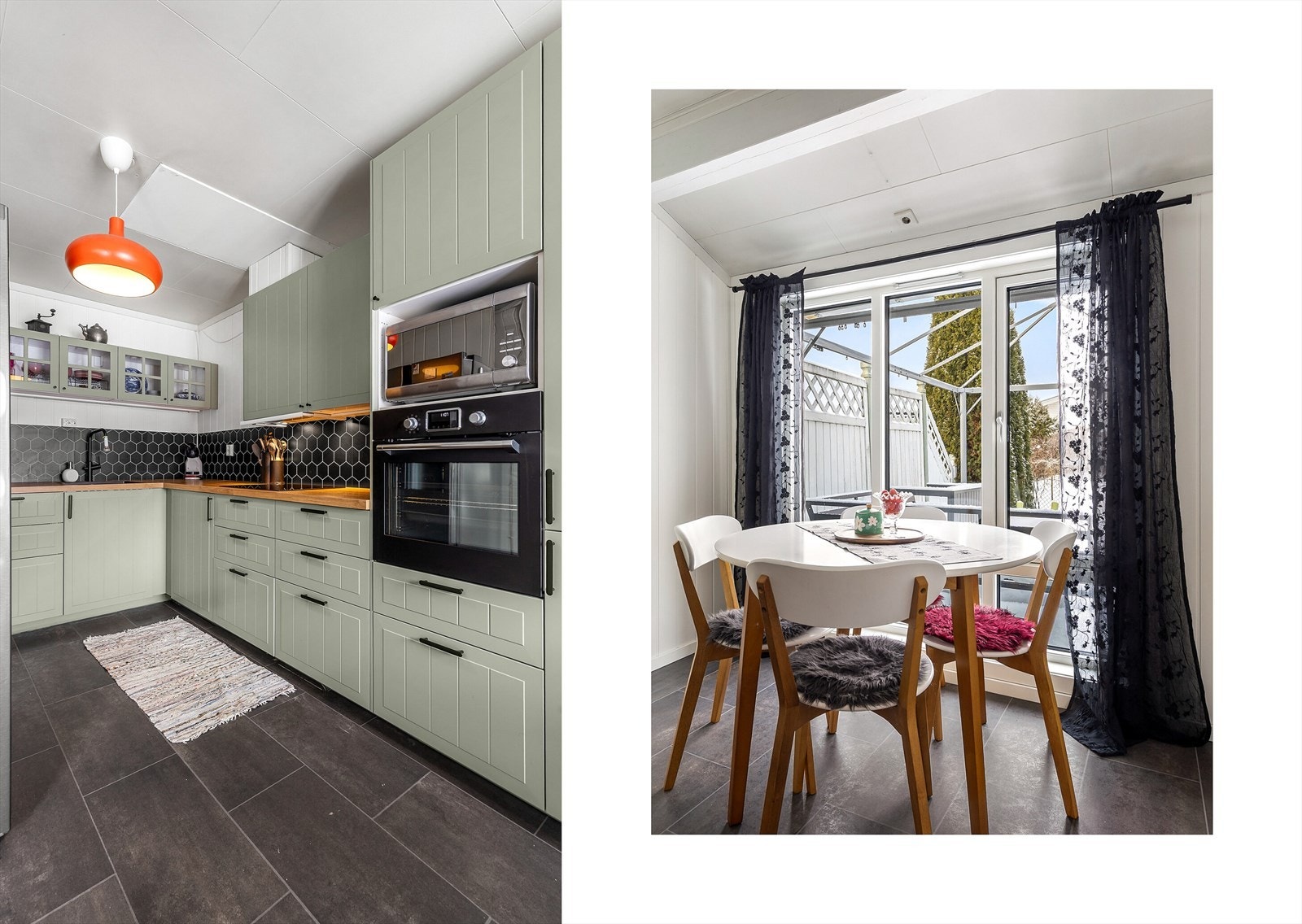 Godt lysinnslipp og utsyn mot egen, privat uteplass. Galleribilde