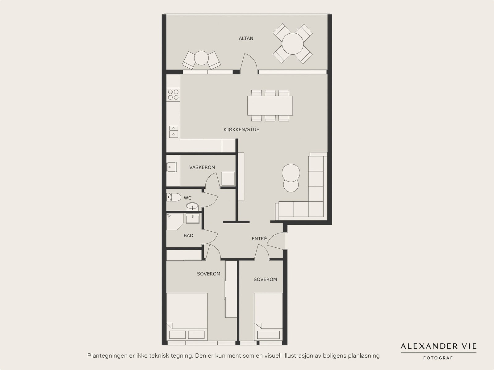 Plantegning 12. etasje. Galleribilde