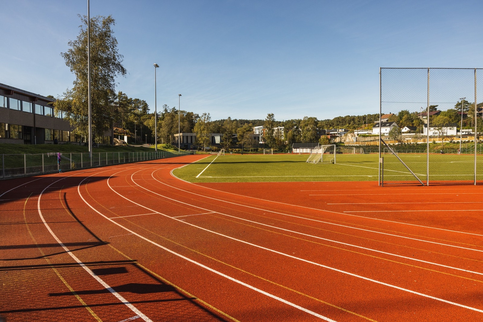 Fyllingsdalen løpebane er en fin plass for joggeturen! Galleribilde