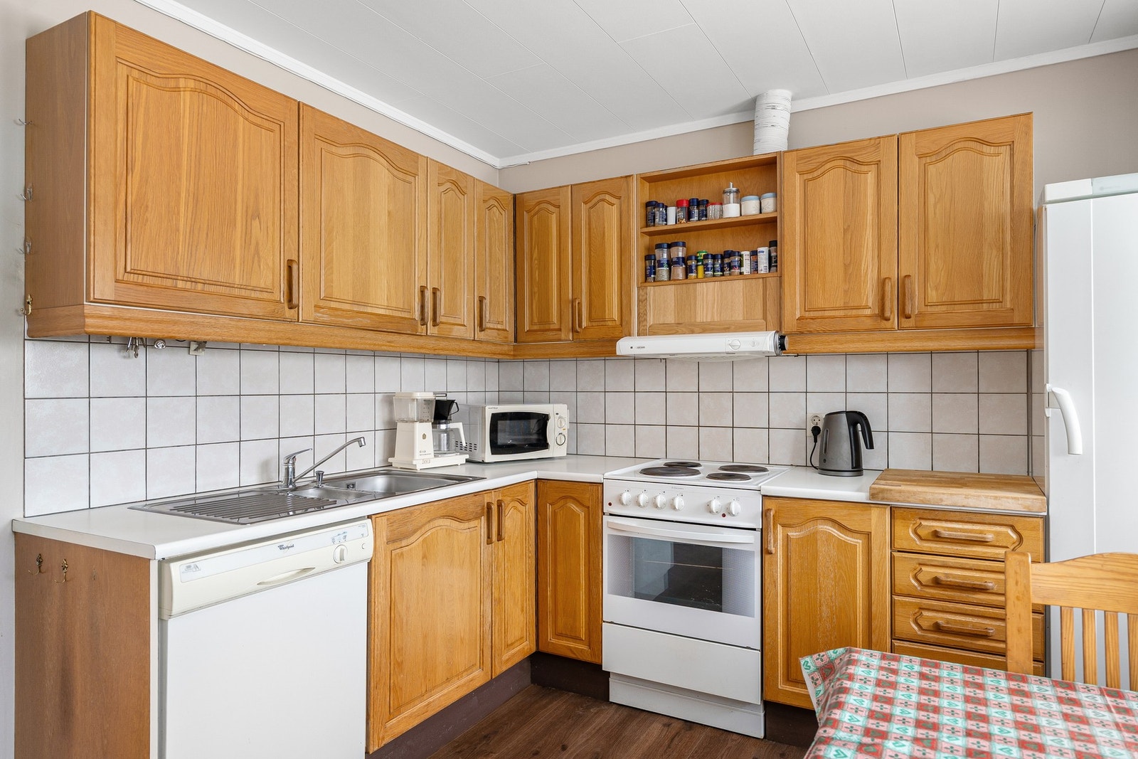 Kjøkkenet har et areal på 11,7m². Galleribilde