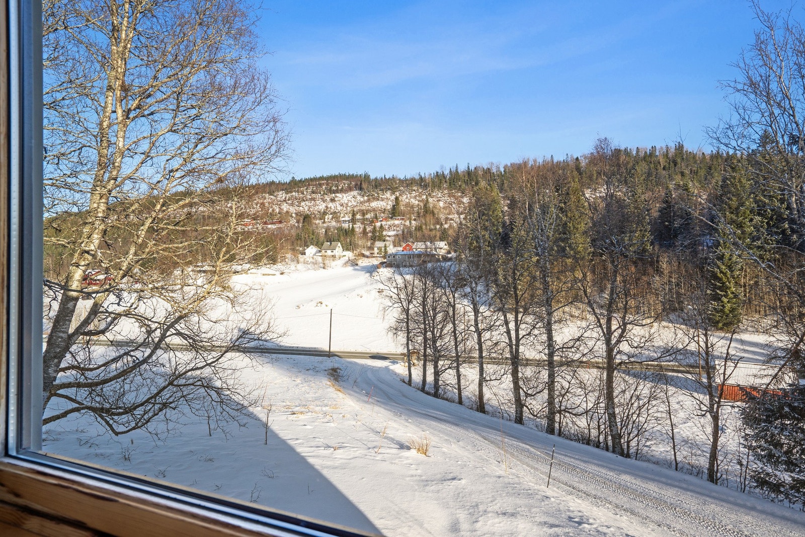 Utsikt fra soverommet. Galleribilde