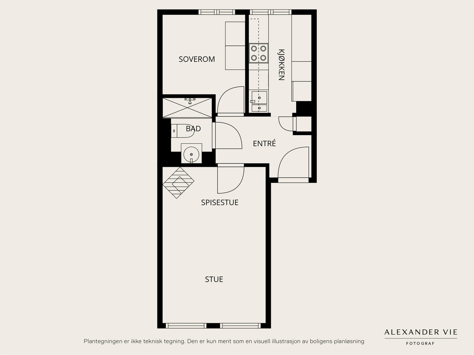 Plantegning. Galleribilde
