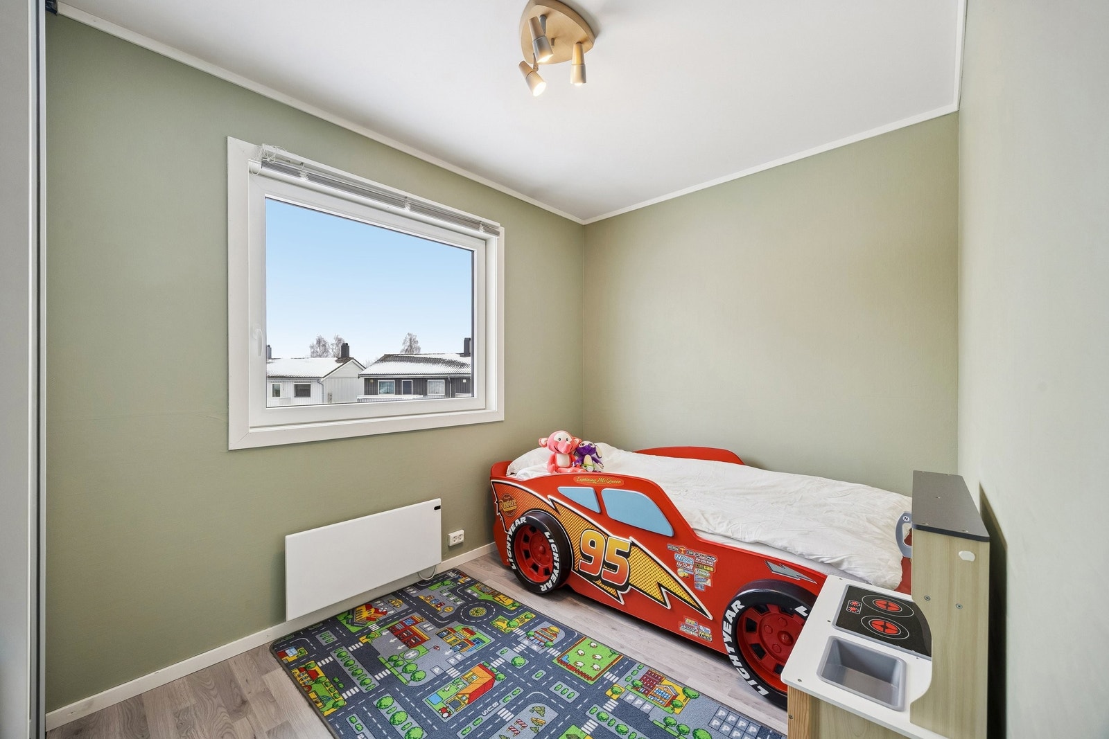 Soverom 4 er i dag innredet som barnerom. Galleribilde