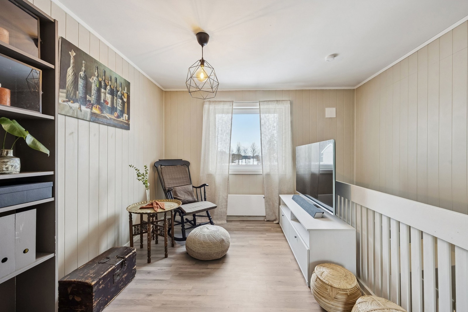 Stue i 2. etasje, som tidligere har vært soverom. Galleribilde