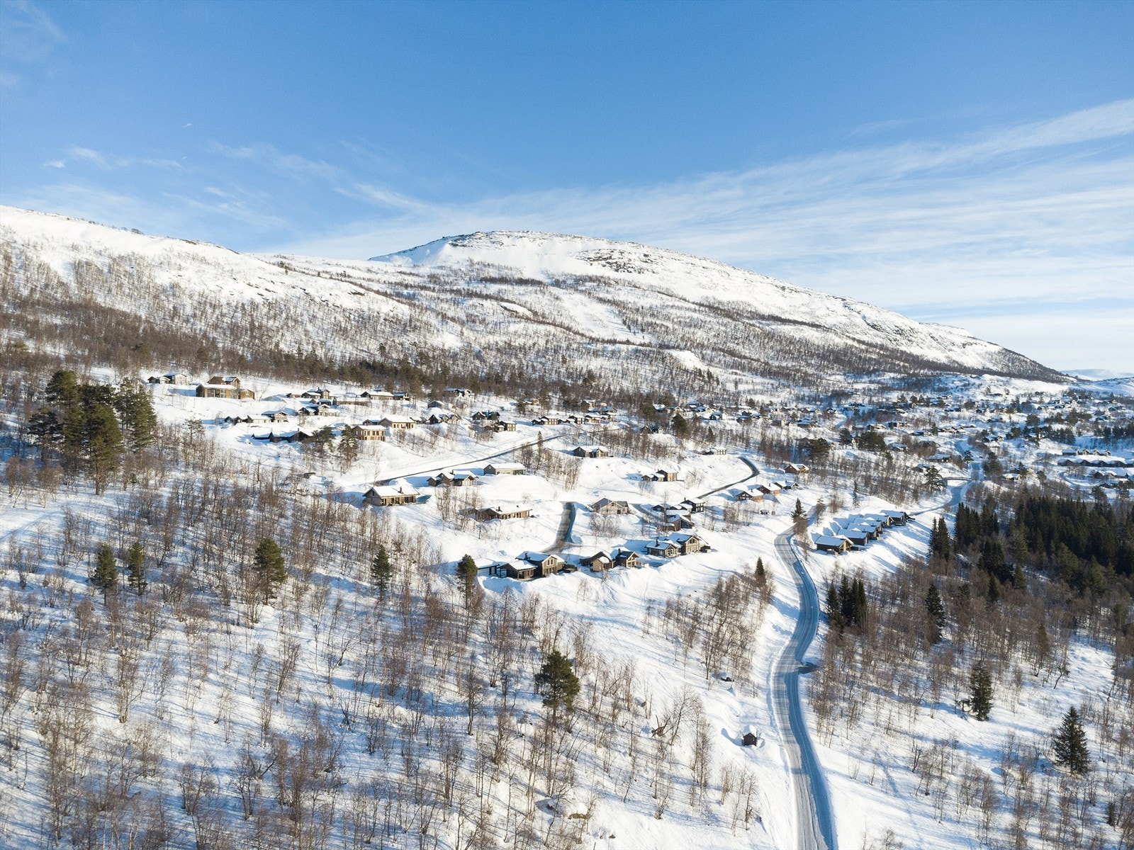 Dronefoto fra sydvest Galleribilde