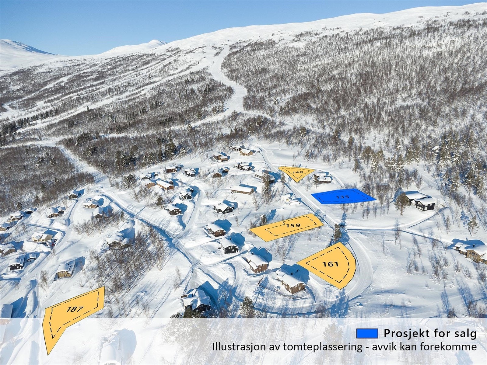 Ledige tomter i Bjorlia Galleribilde