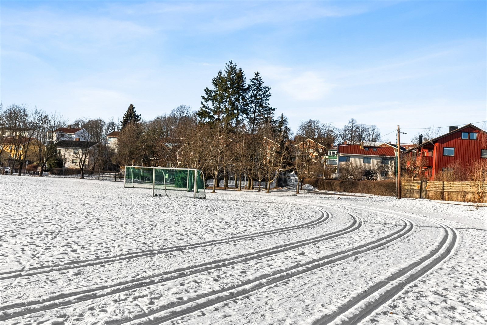 Skiløype på Voldsløkka. Galleribilde