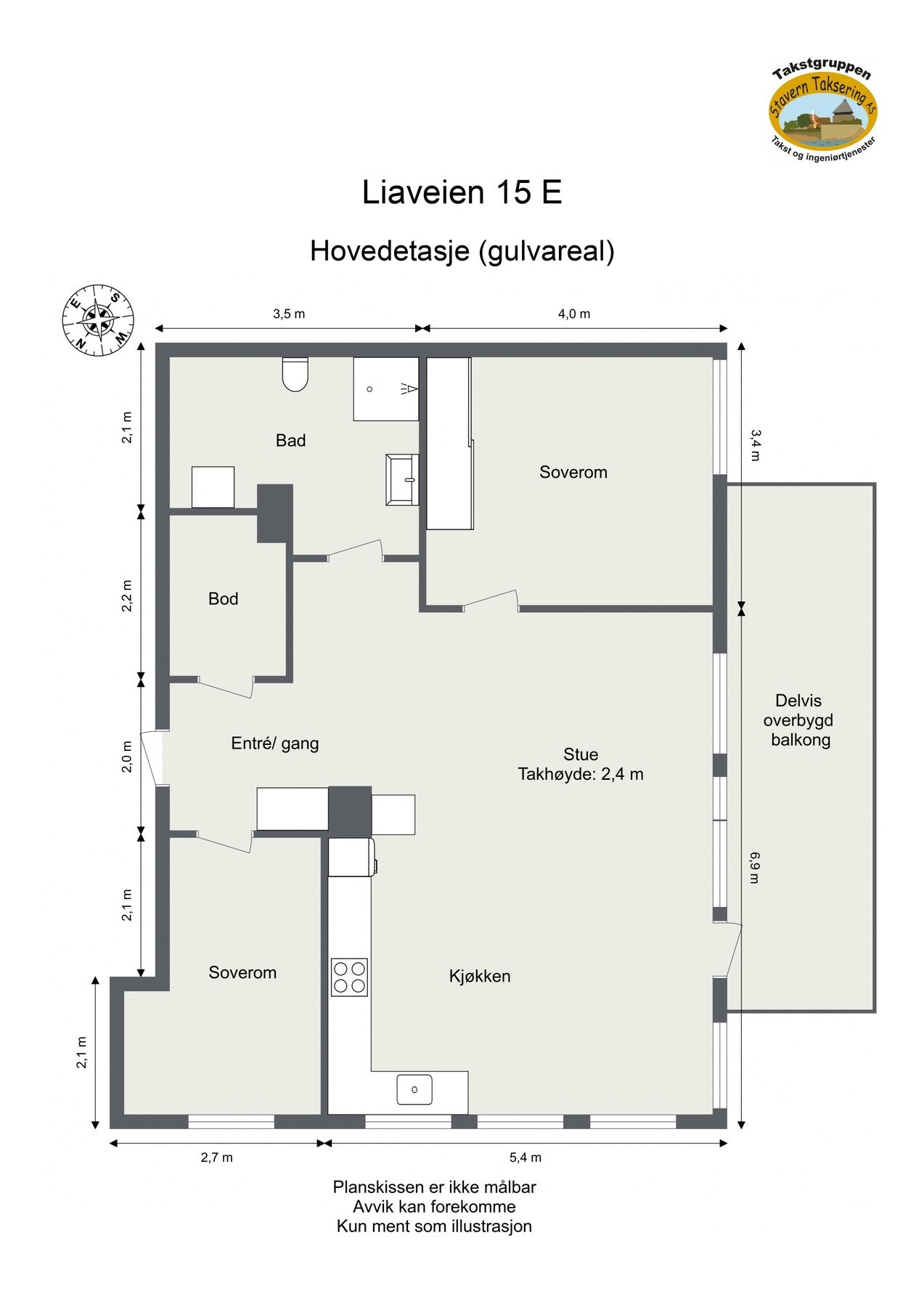 Plantegning Galleribilde