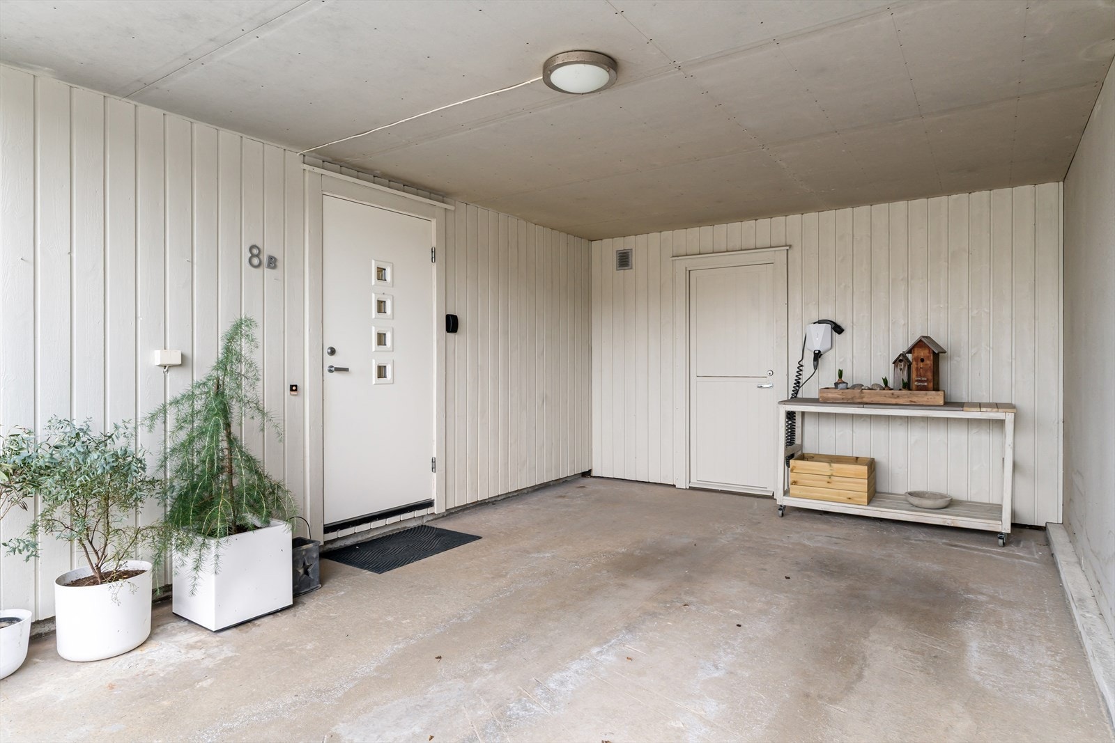 Carport med bod Galleribilde