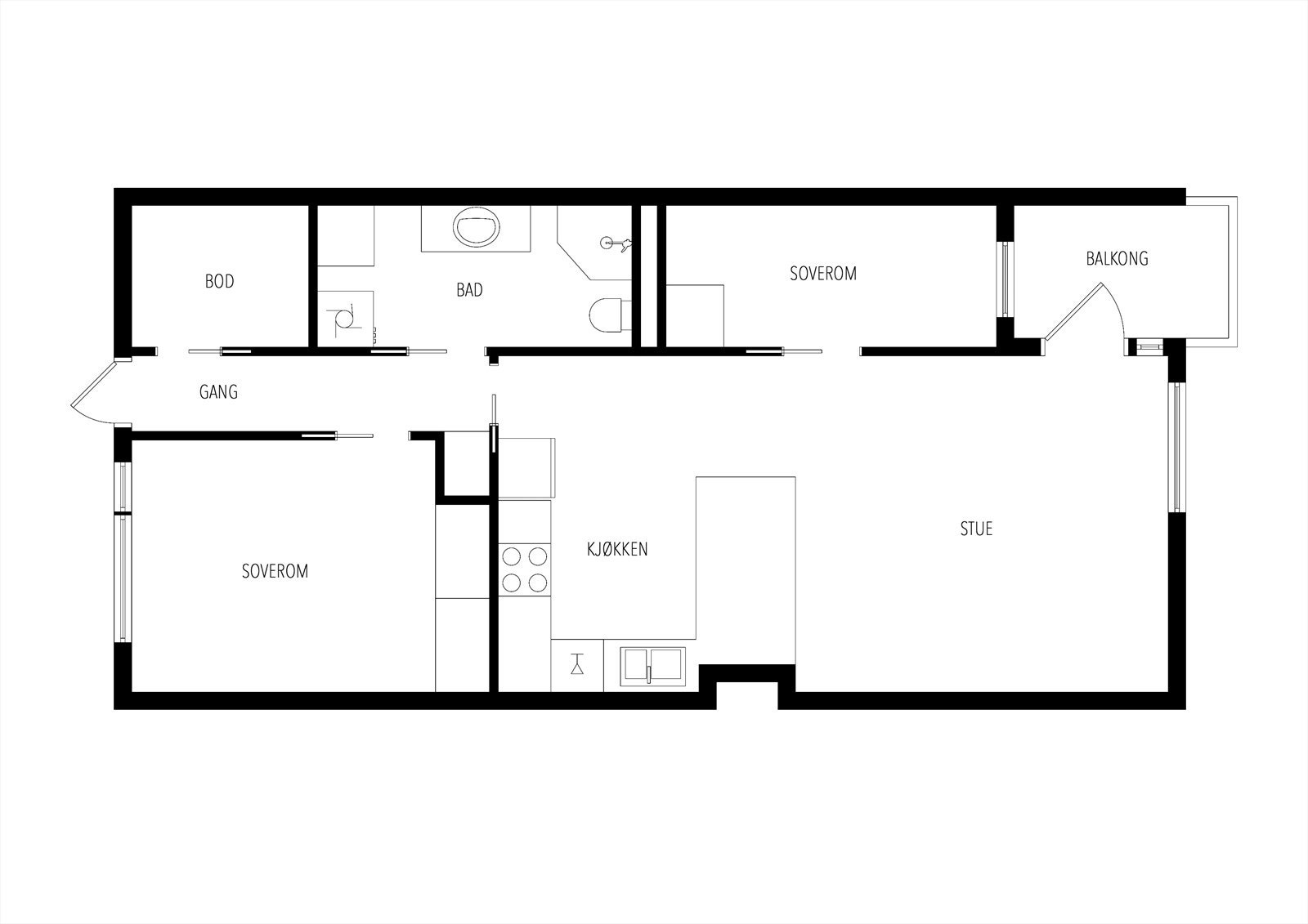 Plantegning. Galleribilde