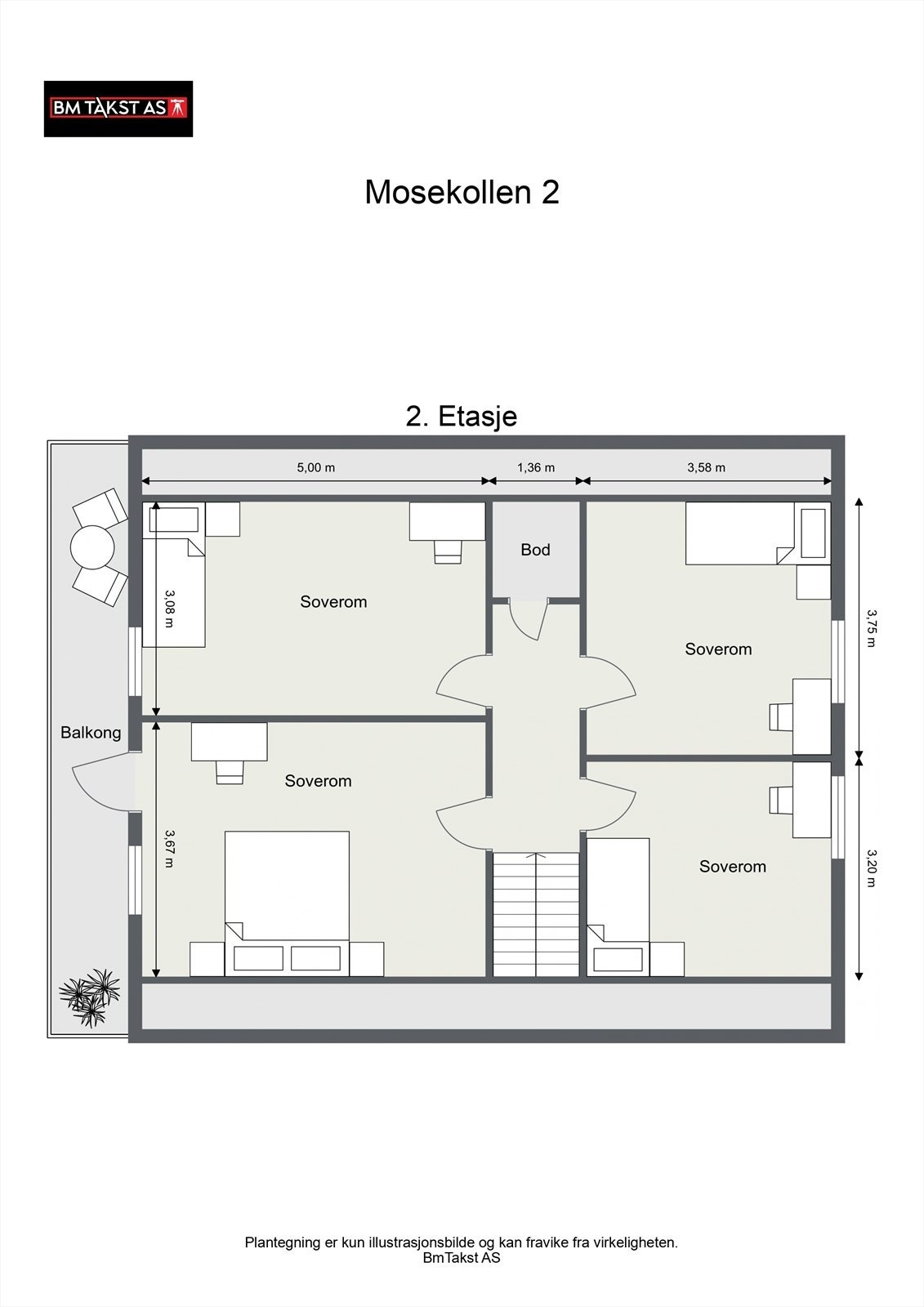 Dagens planløsning. Varmepumpe fra 2020 er montert i trappoppgangen som sørger for god oppvarming. Galleribilde