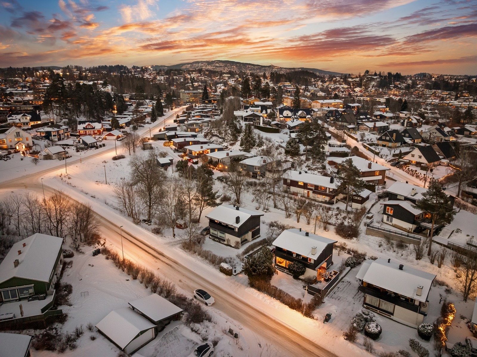 Hyggelig nabolag som oppleves stille og rolig. Galleribilde