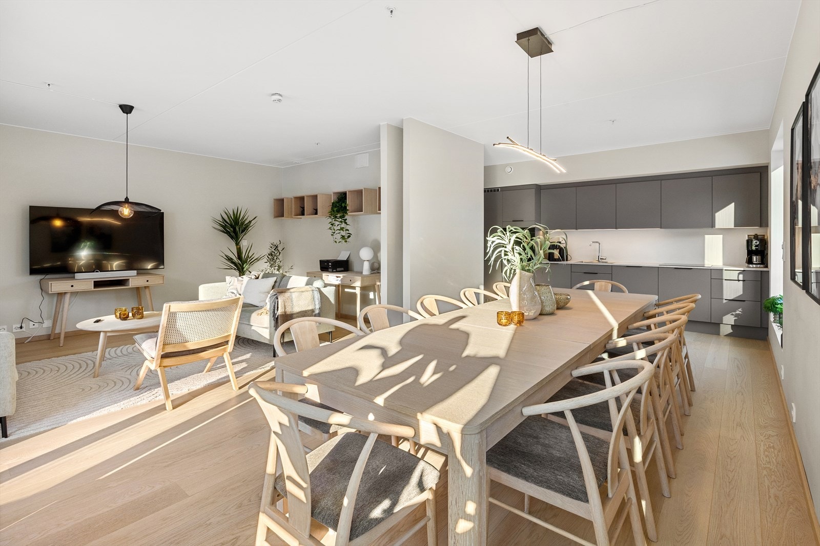 Mulighet for leie av selskapslokale som kan benyttes av sameierne for kun kr 250,- per gang. Galleribilde