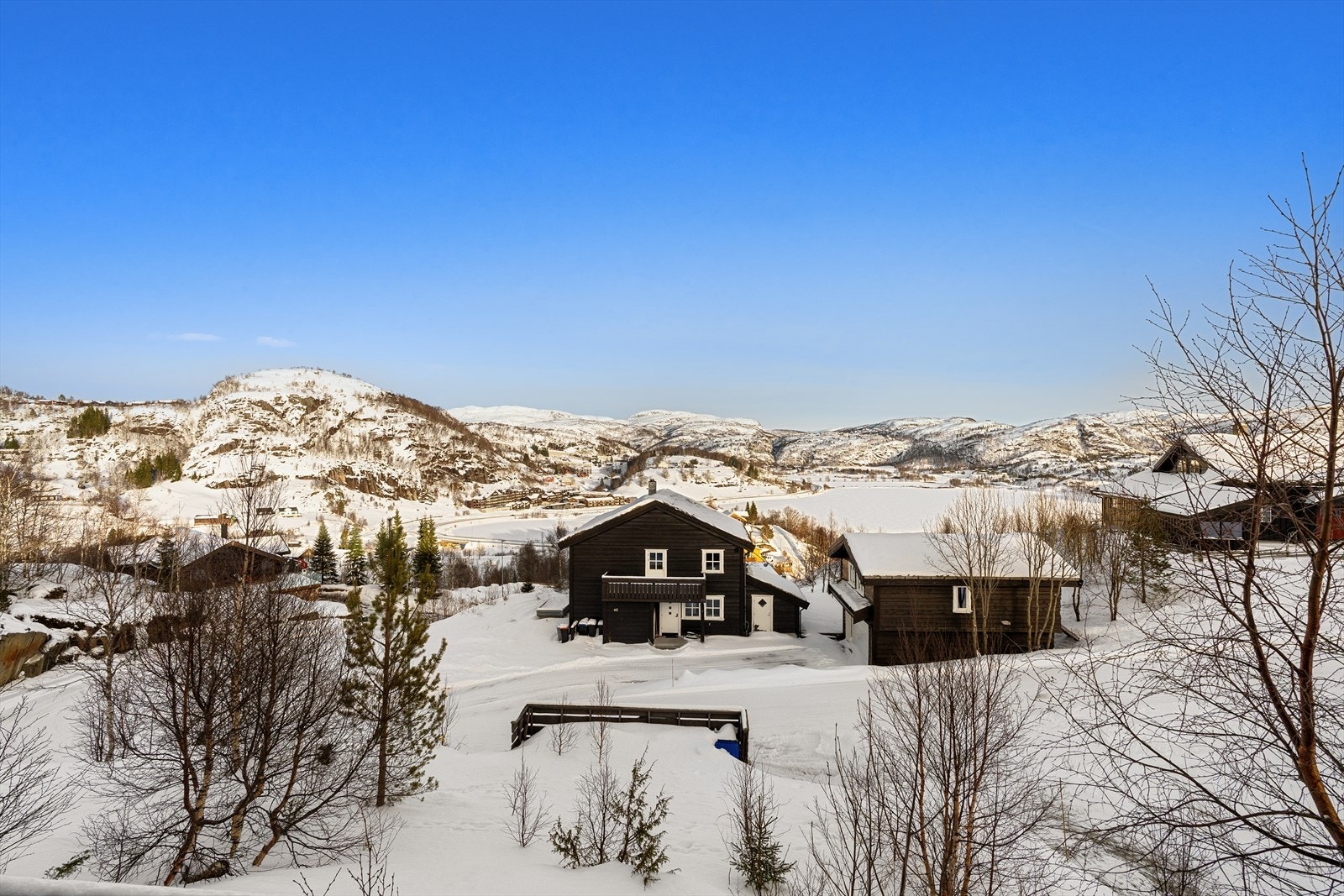 Fin, vid utsikt Galleribilde