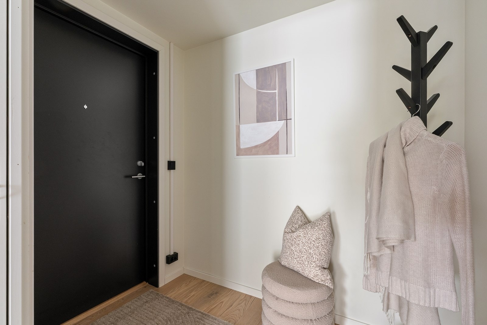 - Lys og funksjonell entré som gir et godt førsteinntrykk av boligen - Galleribilde