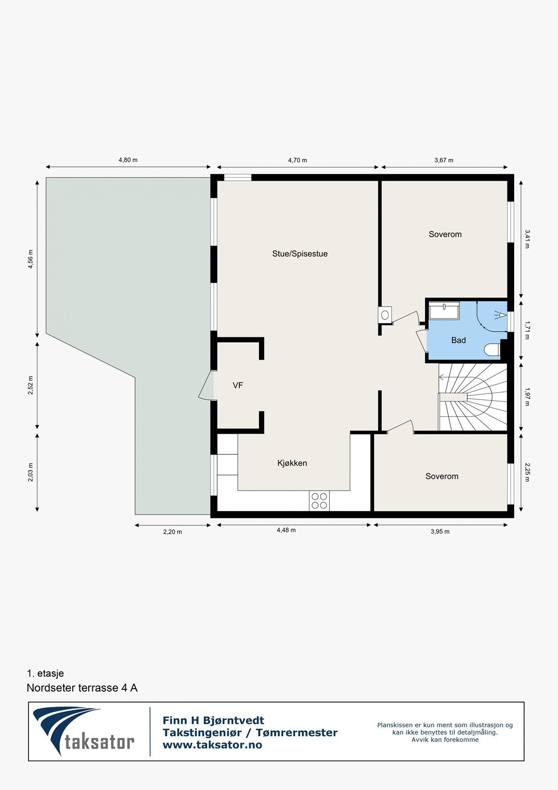 Plantegning - 1. etasje Galleribilde