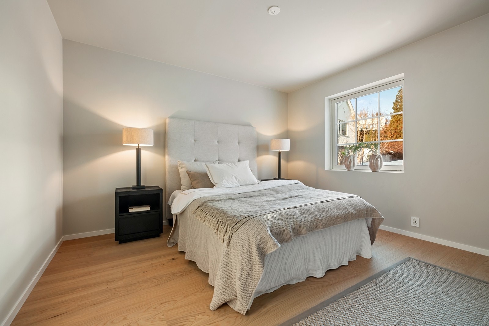 Soverom 1 med 1-stavs parkett Galleribilde