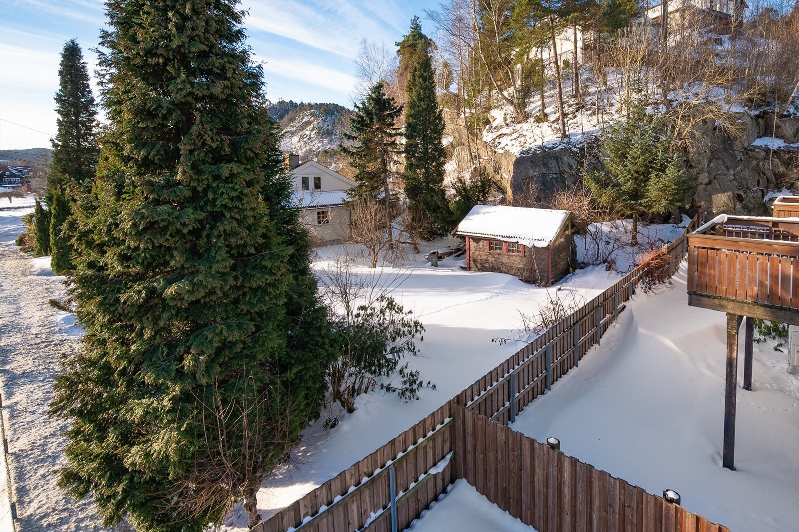 Frittliggende redskapsbod Galleribilde