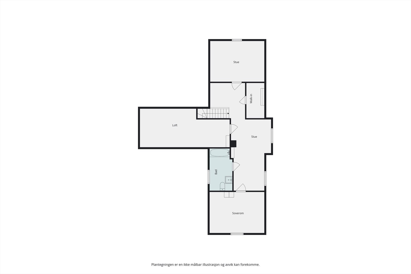 Plantegning 2. etg. Galleribilde