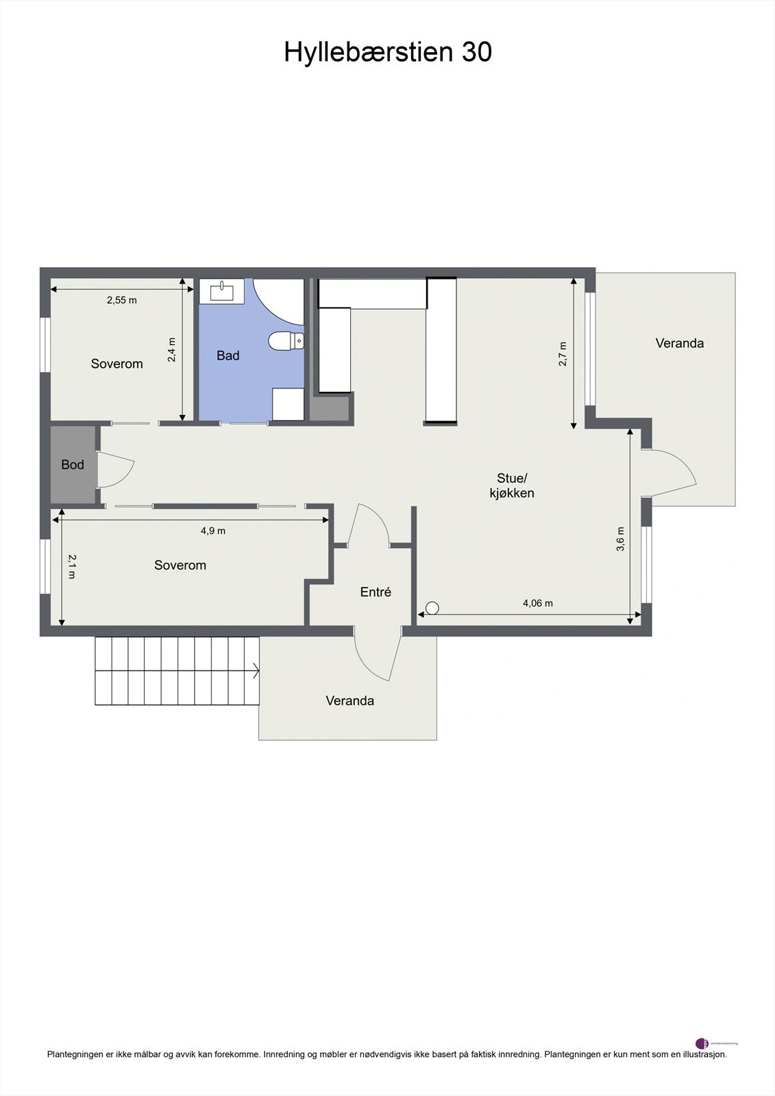 Plantegning Galleribilde