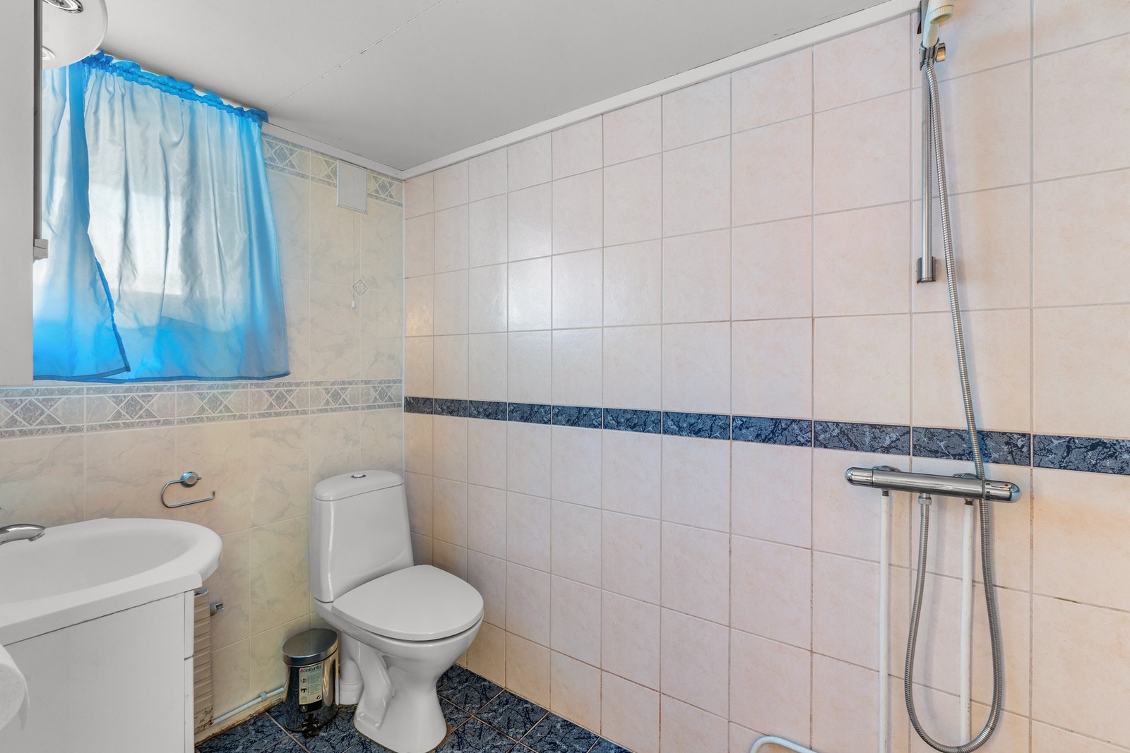 WC/dusj i kjeller Galleribilde