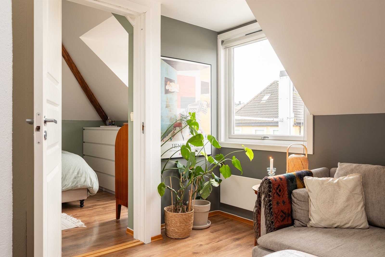 Dette er leiligheten for deg som ønsker å bo sentralt, men samtidig tilbaketrukket. Galleribilde