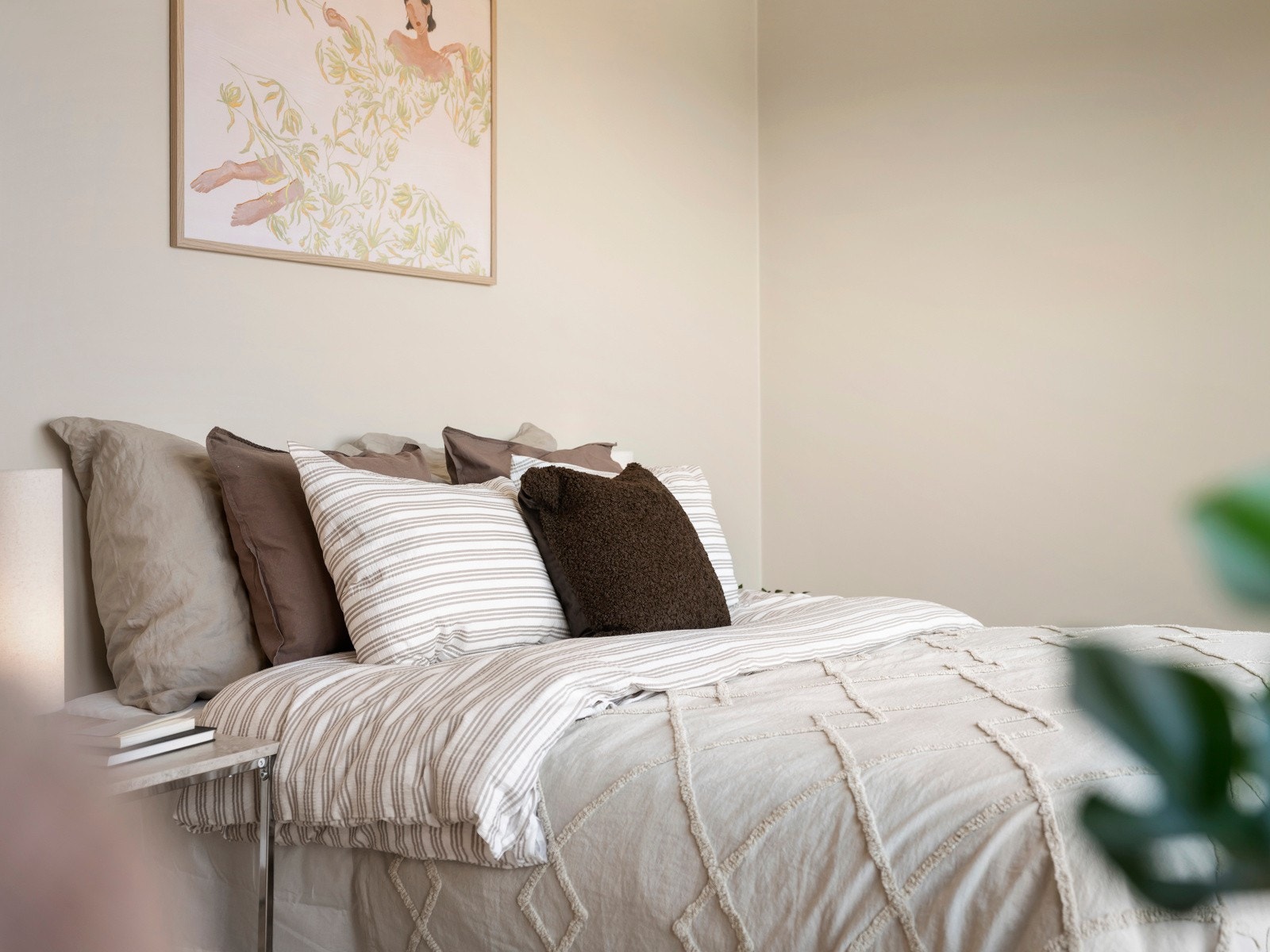 Detaljbilde hovedsoverom. Galleribilde