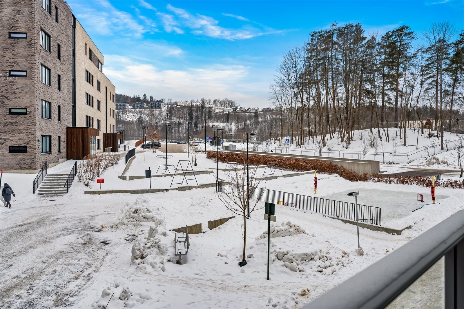 Hyggelig utsyn fra leiligheten! Galleribilde