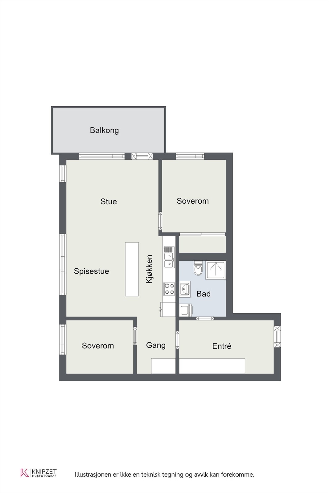 Plantegning 2.etasje. Galleribilde