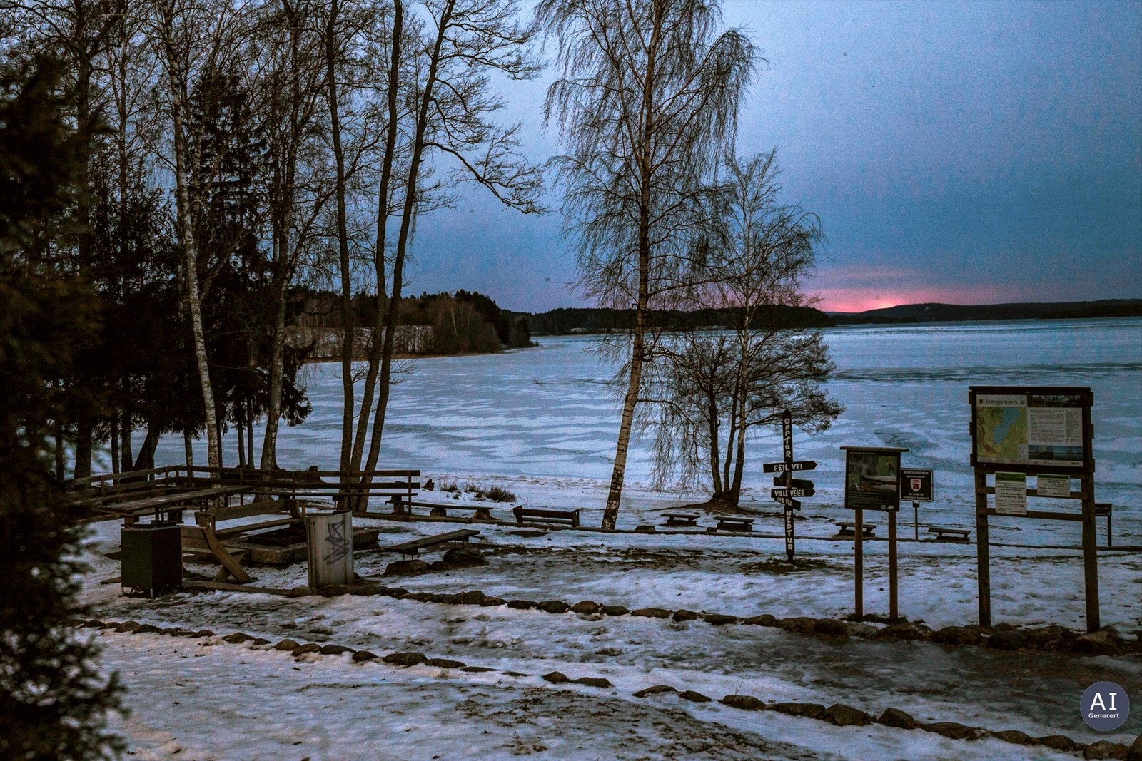 Området byr på nærhet til skog og mark, med gode turmuligheter rett i nærheten. Galleribilde