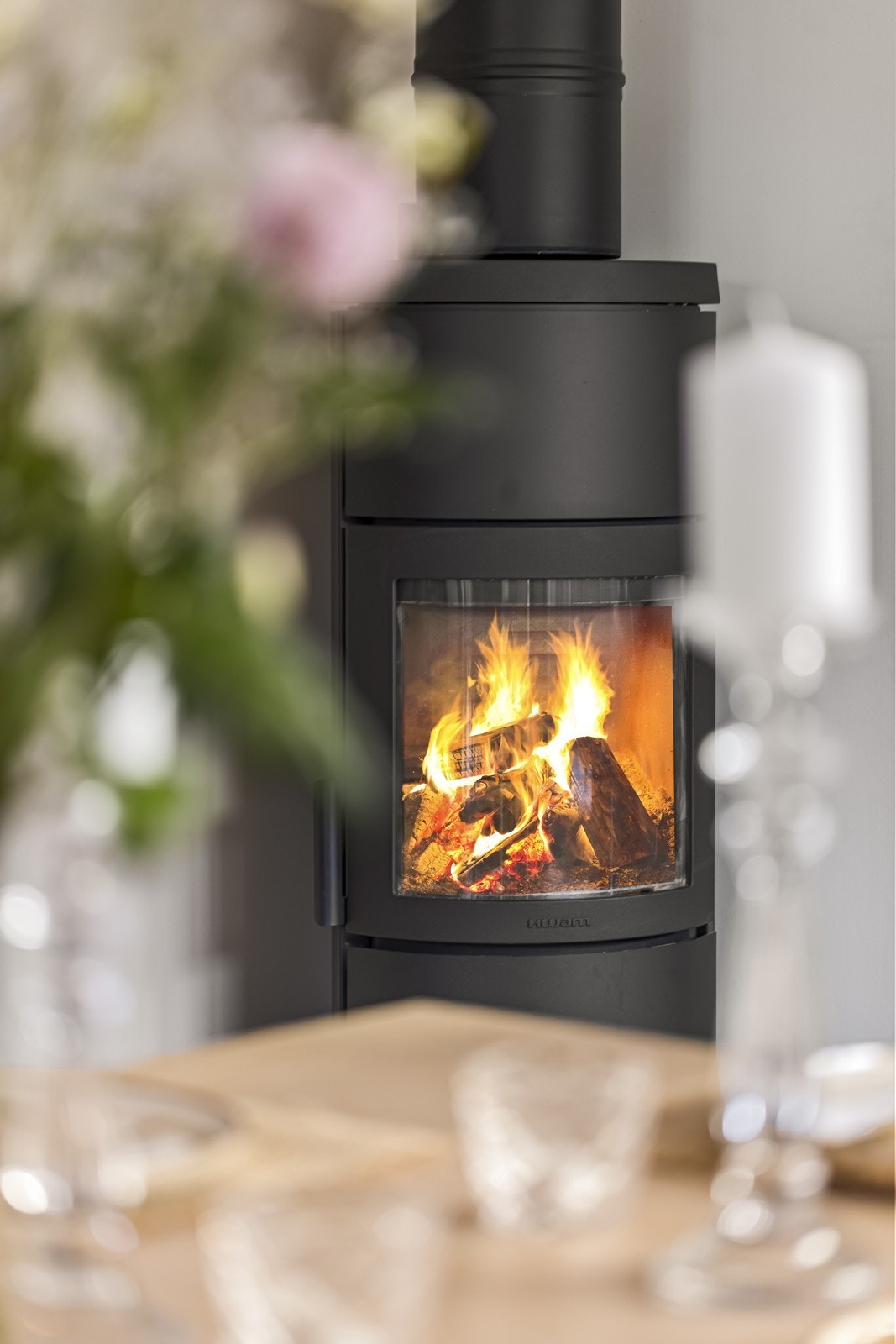 Den isolerte stålpipen ble installert i 2022. Galleribilde